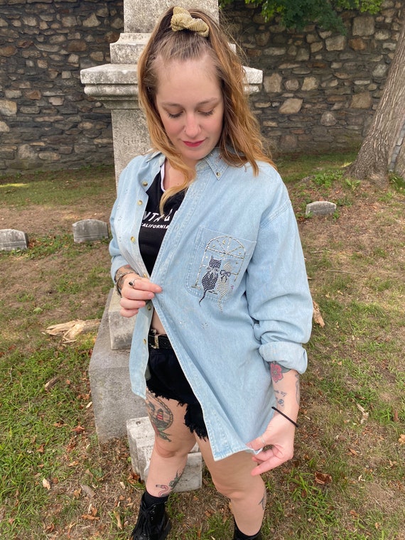 Christine alexander denim jacket online