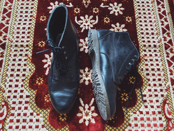 Vintage 80’s Dexter USA Made Doc Marten Style Blac