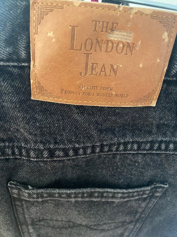 Vintage The London Jean Moda Intl Black High Wais… - image 5