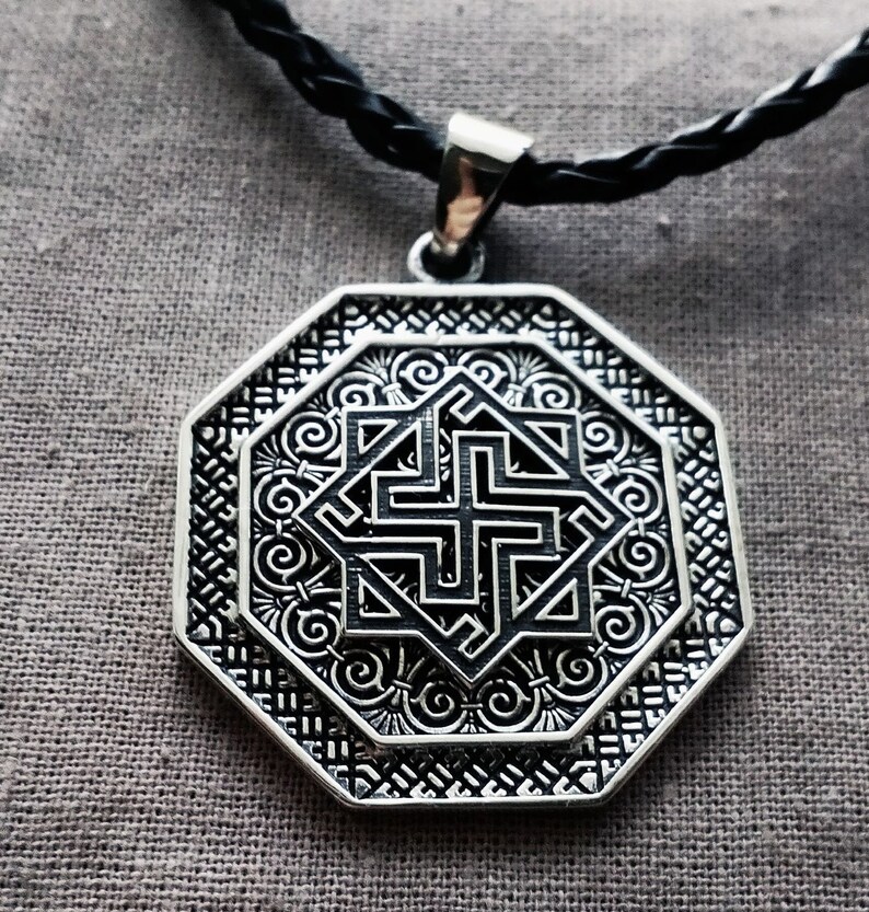 Silver pendant Valkyrie Runic Pagan silver pendant gift Triskele Norse Viking pendant Viking jewelry Ancient Valkyrie rune Viking runes