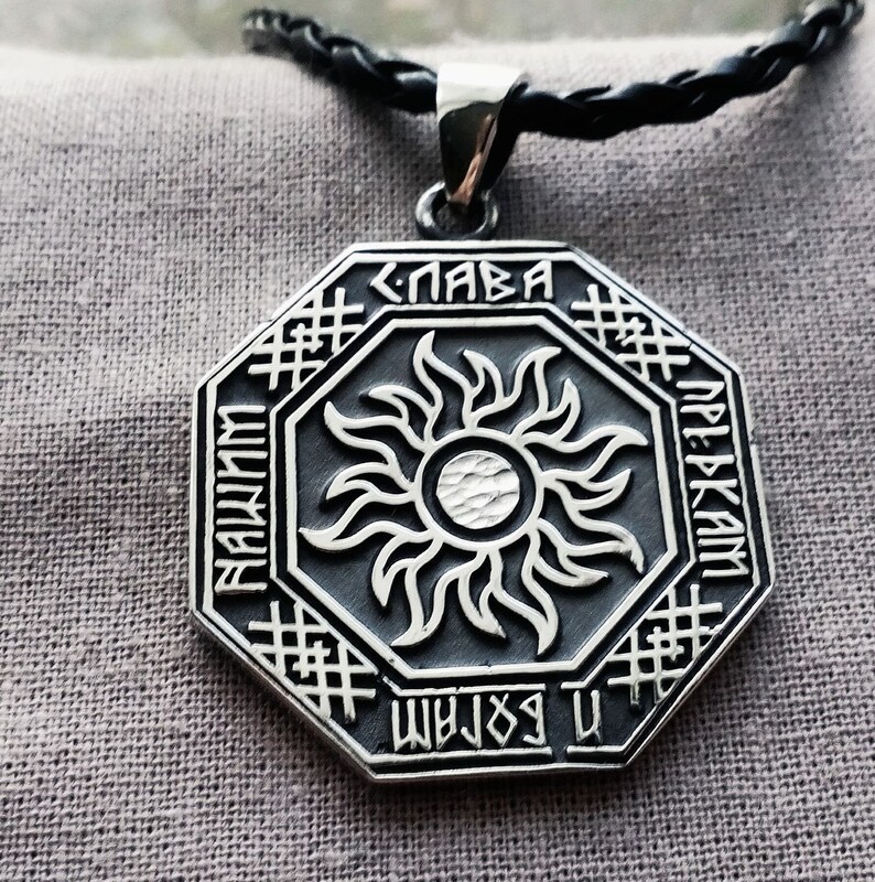 Silver pendant Valkyrie Runic Pagan silver pendant gift Triskele Norse Viking pendant Viking jewelry Ancient Valkyrie rune Viking runes