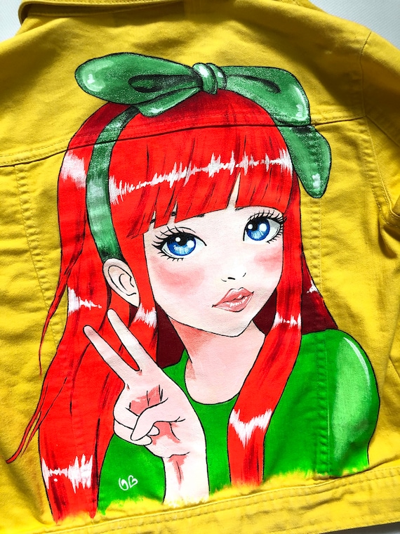 Anime Girl Yellow Jacket