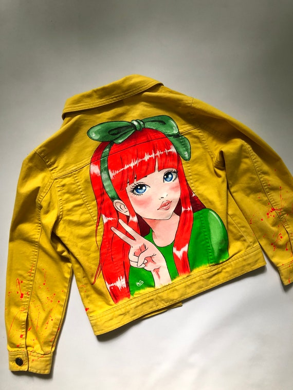 Anime Girl Yellow Jacket