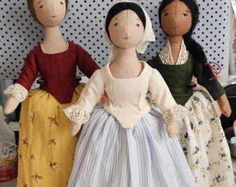 DYI-e-boek 18e-eeuwse jurk voor Victoriaanse pop-tutorial