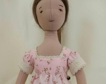 DYI e-boek Regency-jurk voor Victoriaanse pop-tutorial