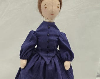 DYI e-boek Naai-tutorial mid-victoriaanse poppenjurk