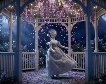 DYI-e-boek Stapsgewijze zelfstudie Dame in zilveren pop en jurk