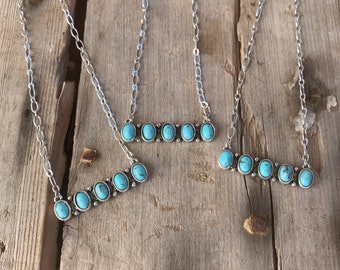 Turquoise Bar Necklace