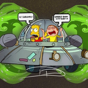 Bart and Morty on a trip !