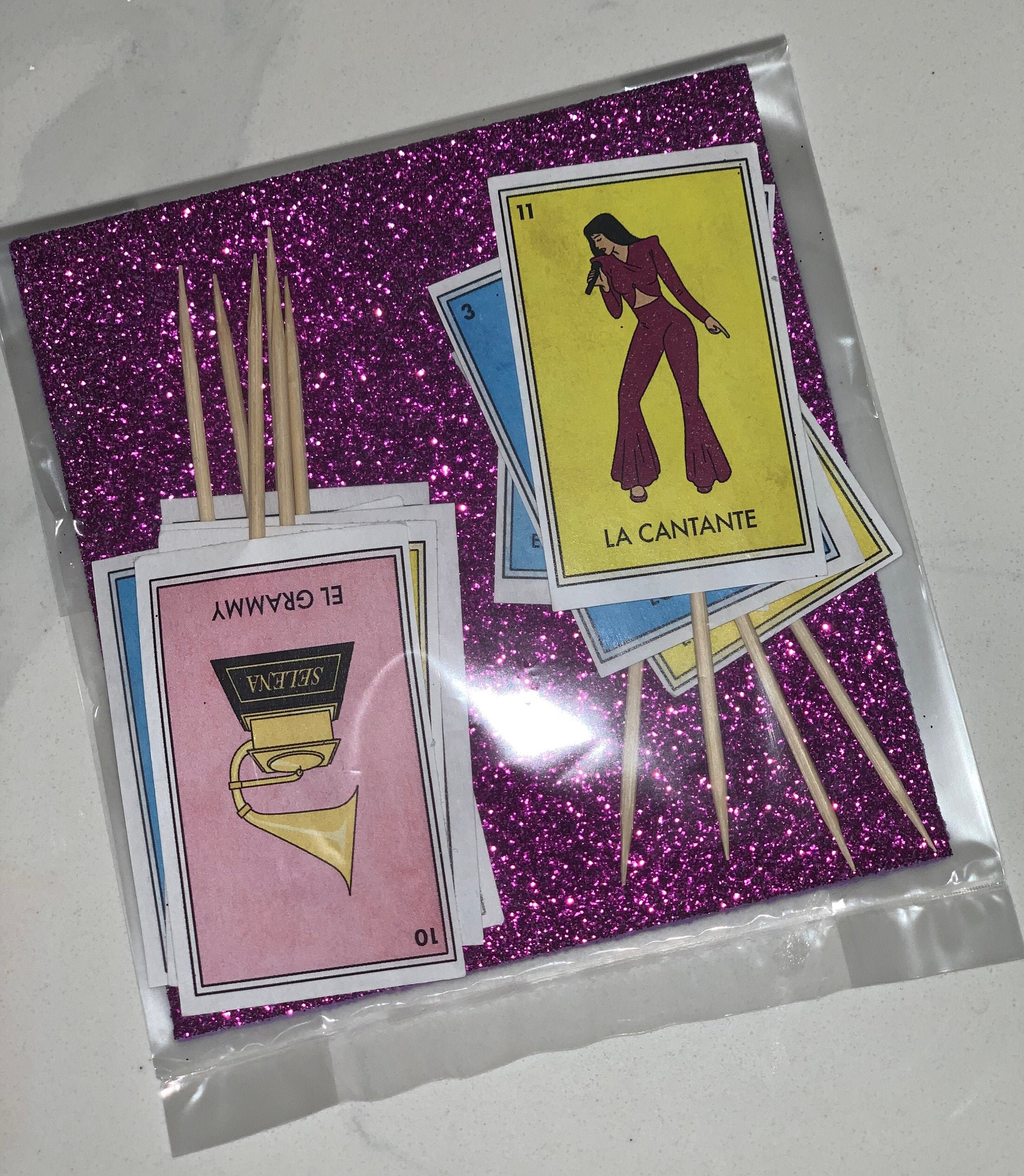 Selena Loteria Cupcake Toppers Etsy