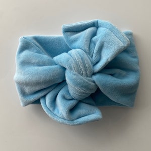 Newborn baby head wrap, Baby headband, Baby bow, Tie-on headwrap, Headwrap turban tie