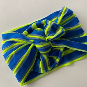 Newborn baby head wrap, Baby headband, Baby bow, Tie-on headwrap, Headwrap turban tie