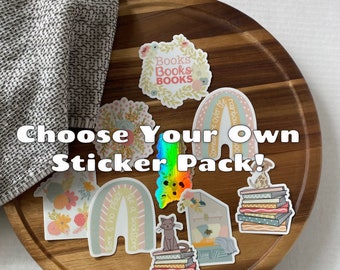 Book Lover Sticker Pack | Waterproof Bookish Stickers