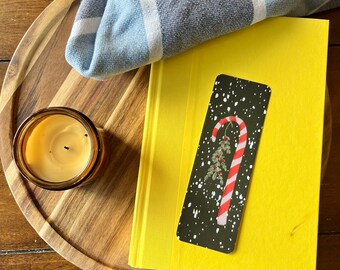 Candy Cane Weihnachts lesezeichen | Lesezeichen guter Qualität | Buchlesezeichen | Schönes Lesezeichen | Geschenke für Bibliothekare | Geschenke für Buchliebhaber