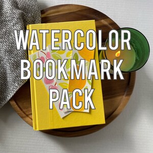 Watercolor bookmark Pack | Watercolor Bookmark | Bookish Bookmark | Beautiful Bookmark | Gifts for Librarians | Gifts for Book Lovers |