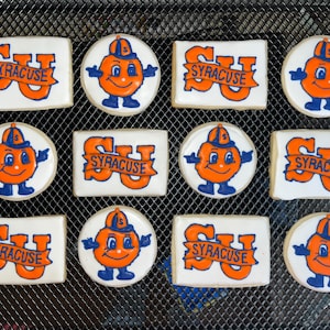 Custom Sugar Cookies- College Logo