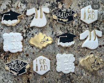 Galletas de Azúcar Personalizadas: Graduación