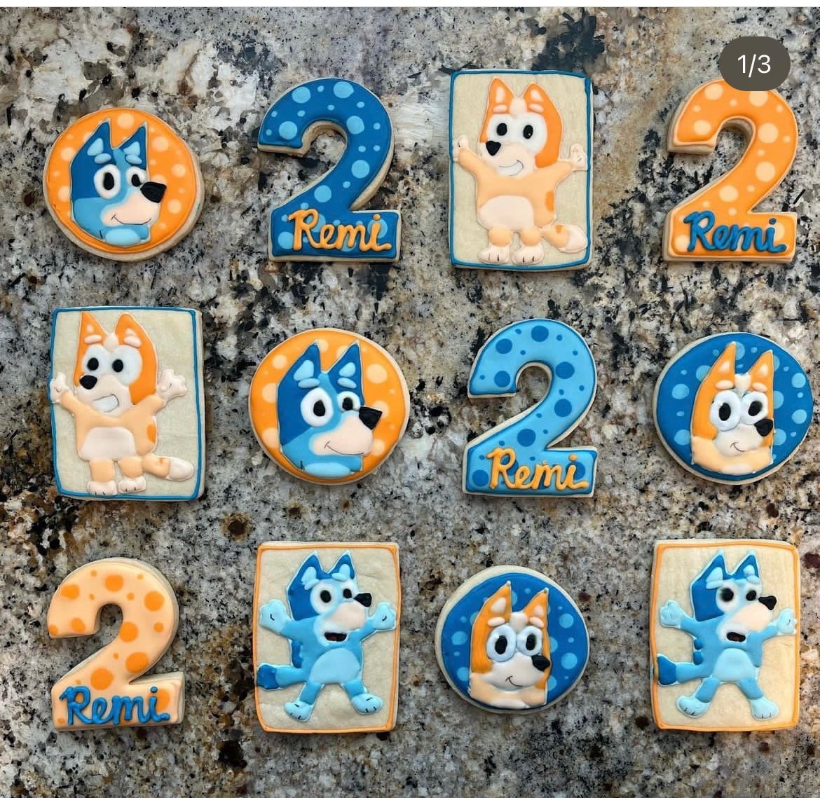 Custom Cookies: Bluey