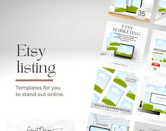 Sjablonen voor Etsy-shopvermeldingen: marketing en branding (pdf)