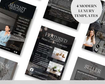 Aanpasbare HOME STAGING Nieuwsbrief Luxe, modern!