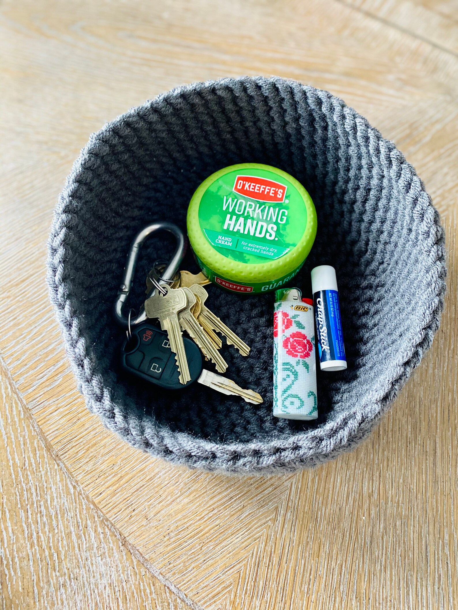 Entry Basket CatchAll Basket Keys Basket Etsy