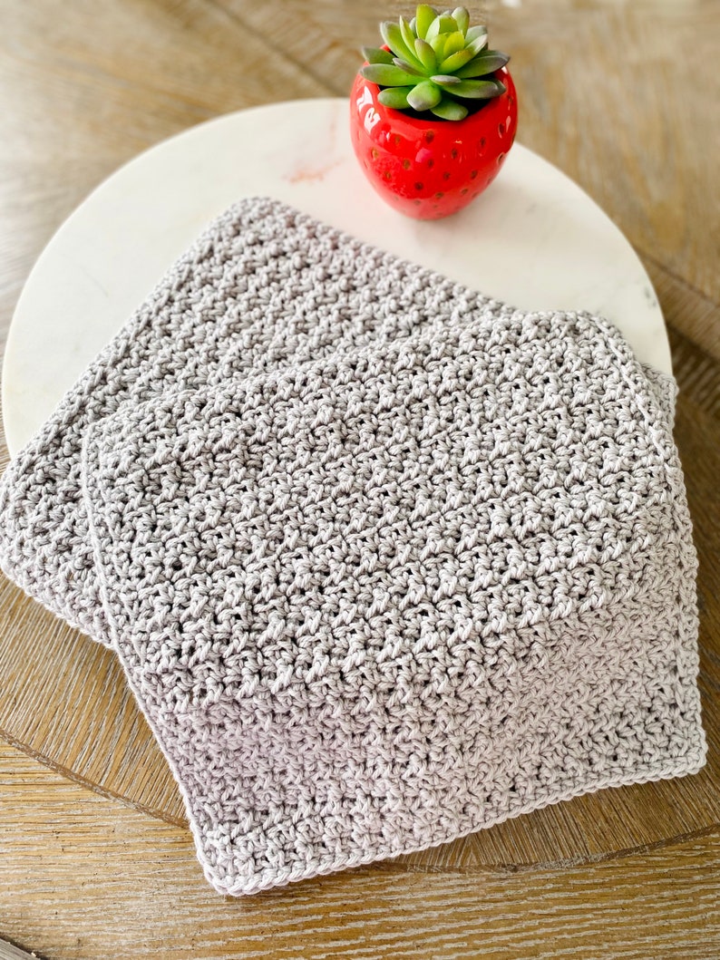 Dish Cloth, Dish Cloth Set, Crochet Dish Cloth image 1