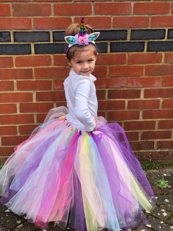 unicorn tulle dress