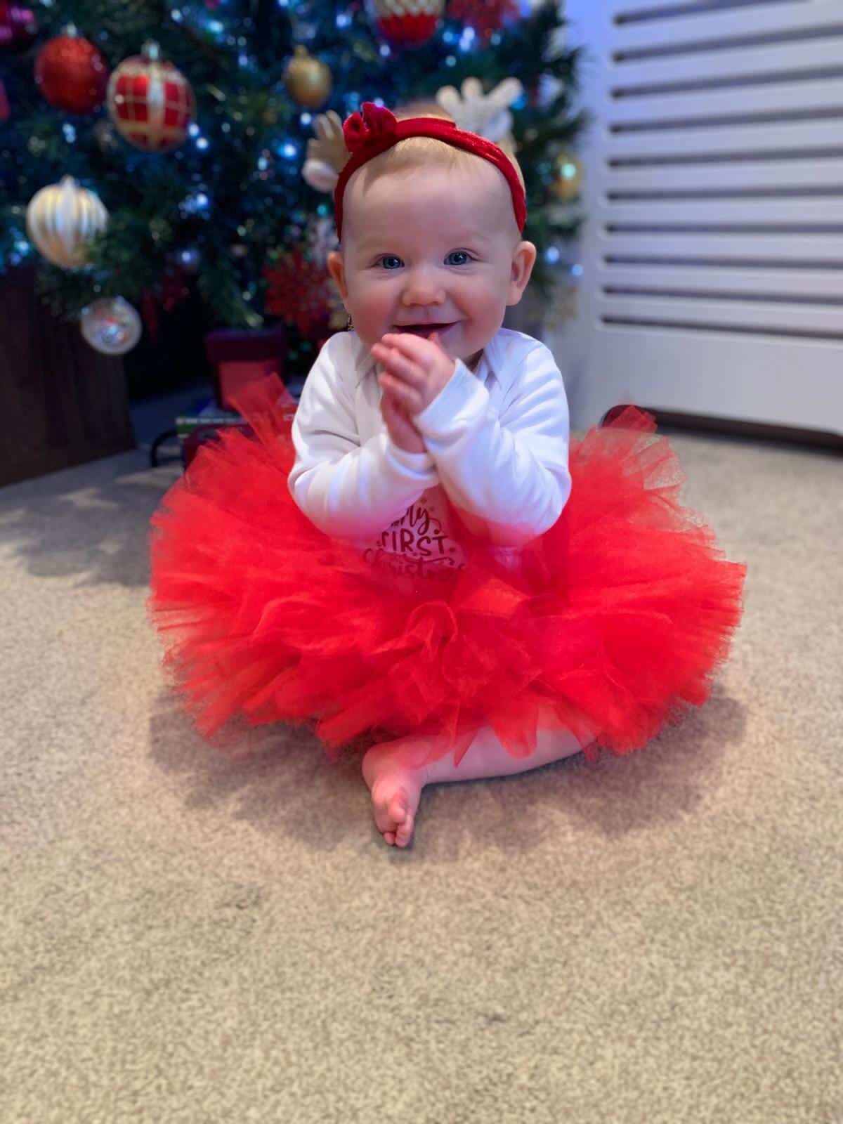 red christmas tutu