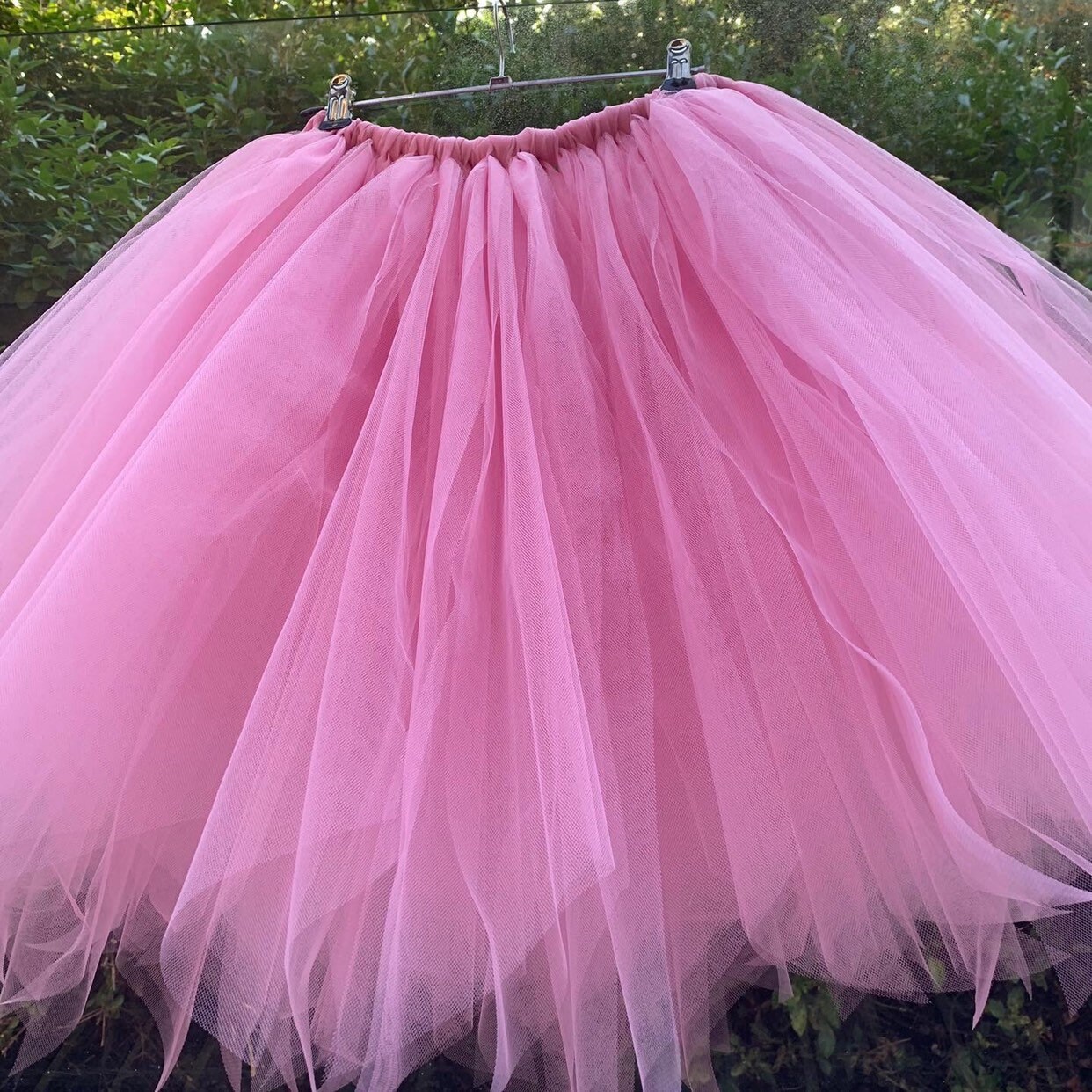 Ladies Dusky Pink Tulle Skirt Formal Full Pink Tutu Skirt Etsy UK