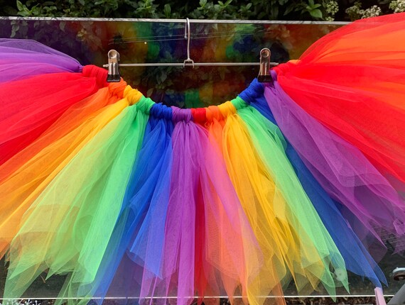 Adults rainbow tutu Clearance