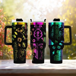 Snow White and the seven dwarfs Inspired 40oz Laser Engraved Mug poison apple tumbler personalized gift for her Disney lover gift idea