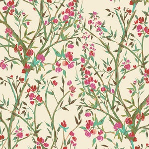Central Park Lush in Knit, 1/2yd Art Gallery Knit Fabric, K-85846, 365 Fifth Avenue, Cotton Spandex Knit,AGF Jersey Knit, Florals,Chic Trend