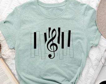 Piano Music Note Key svg File Commercial use PNG EPS Shirt SVG Musical Cleft Silhouette Symbol Treble G Print File Instant Digital Download