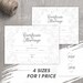 Marriage Wedding Certificate PRINTABLE Template License Document Silver ...