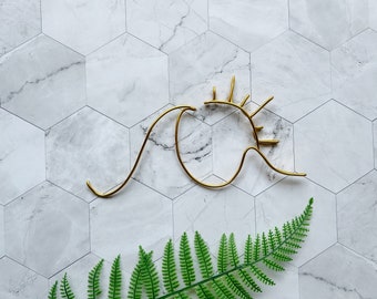 Wave and Sun Wall Decor | Wire Wall Art | Surf Decor | Surf Wall Hanging | Beach Wall Art | Beach Wire Art | Wire Words | Beach Decor