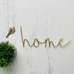 Home Wire Word Sign | Wire Words | Rustic Wire Word Sign | Wire Writing | Wire Wall Art | Wall Hanging | Home sign | Home Sweet Home Sign