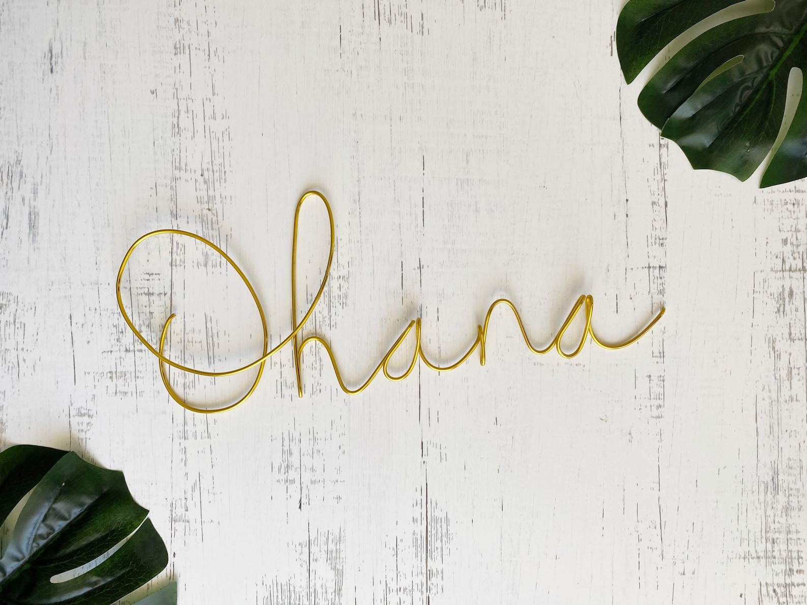 Ohana Wire Word Sign Wire Words Ohana Means Family Sign Etsy
