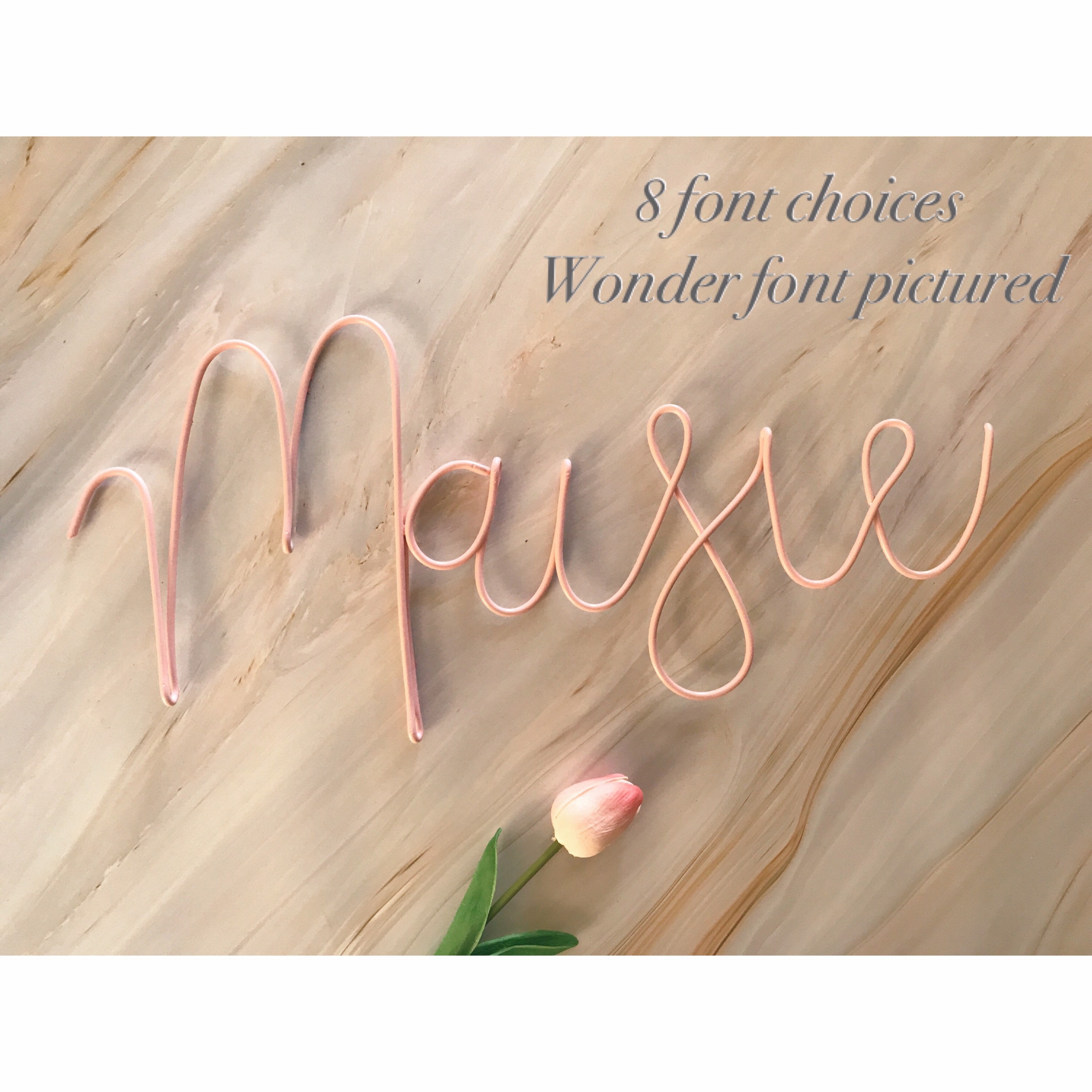 Custom Nursery Sign | Nursery Name Sign | Metal Name Sign | Wire Word…