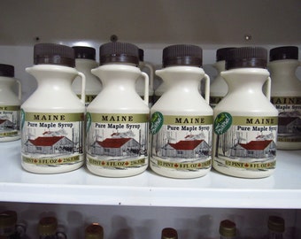 Real Maine Maple Syrup in 4 or 8 Half-Pint Plastic Jugs--FREE SHIPPING