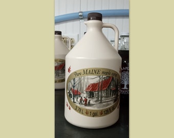 Real Maine Maple Syrup in Gallon Plastic Jug--FREE SHIPPING!