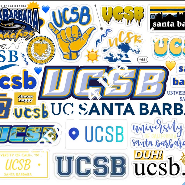 UCSB - University of California Santa Barbara - Laptop Background/ Tumbler Wrap