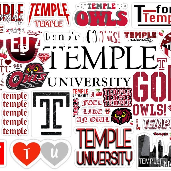 Temple University -  Laptop Background/ Tumbler Wrap