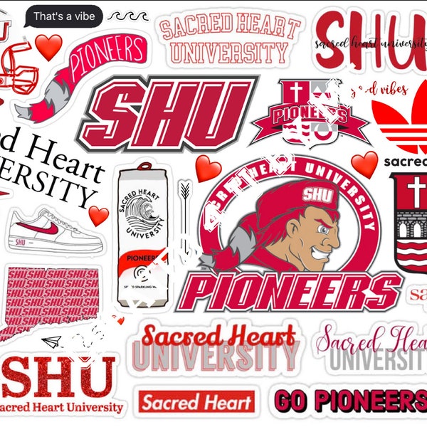 Sacred Heart University (SHU)- Laptop Background/ Tumbler Wrap