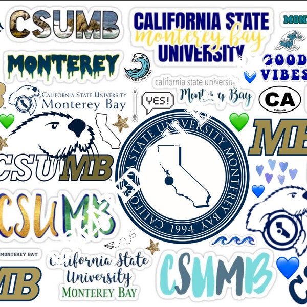 California State University Monterey Bay - Laptop Background/ Tumbler Wrap
