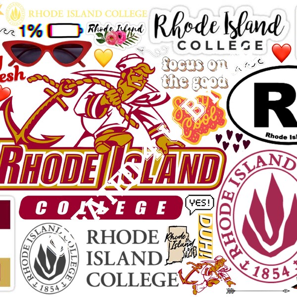 Rhode Island College - Laptop Background/ Tumbler Wrap