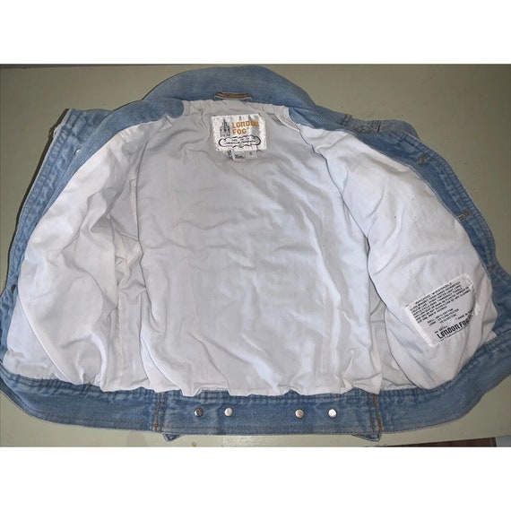 Vtg 80’s Girls London Fog Denim Cowgirl Jacket  S… - image 4