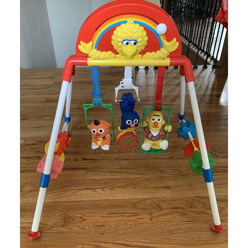 1990 Sesame Street Baby Play Gym Activity Center Big Bird - Etsy