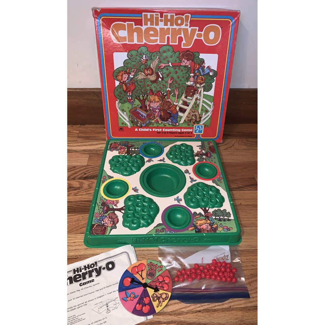 Vintage Hi Ho Cherryo Board Game 1992 Counting Game Etsy