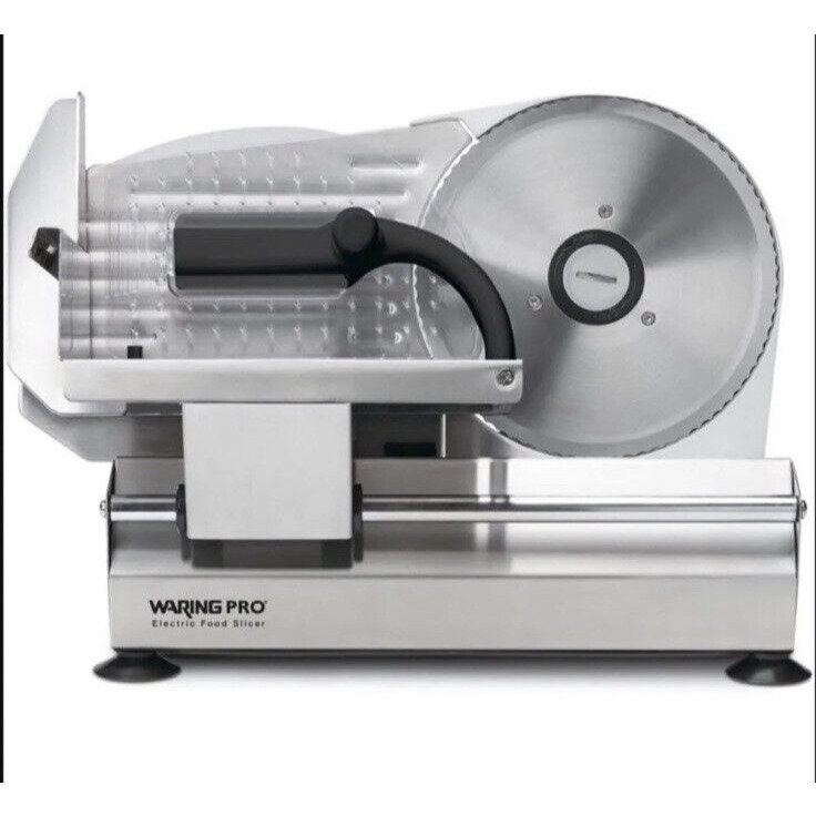 Food Slicer Waring Pro FS800 Professional Heavy Duty 130 Watt Stainless  Steel