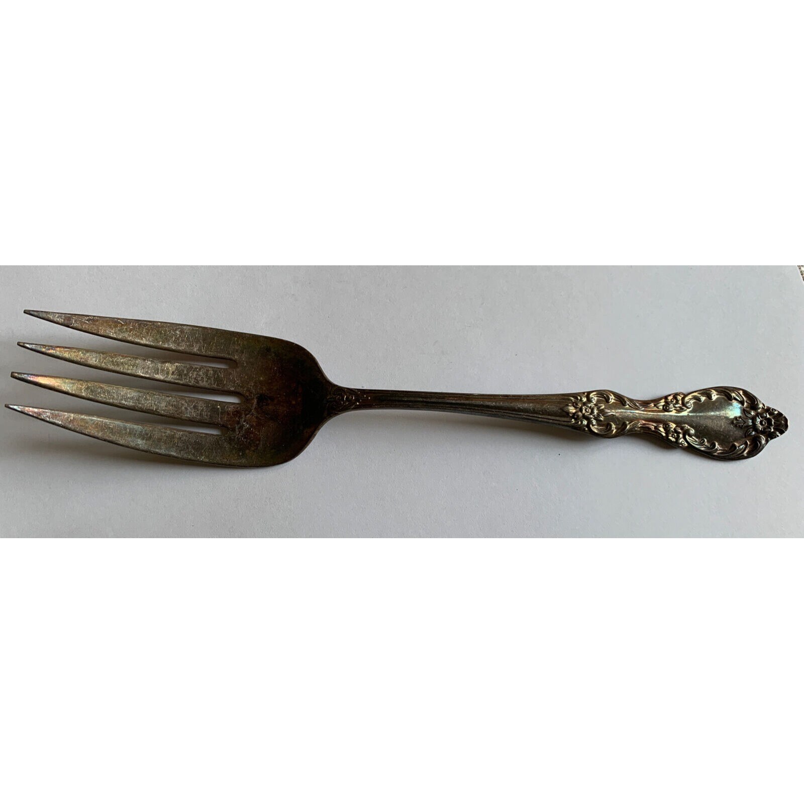 serving fork wm rogers mfg co extra plate patterns